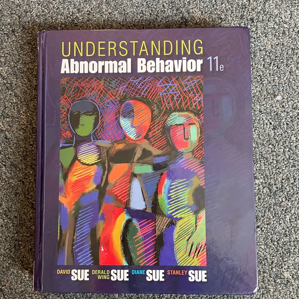 Abnormal Psychology Textbook